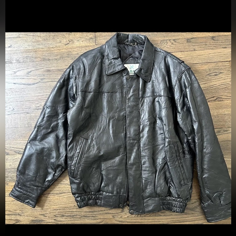 Haband Black Leather Jacket